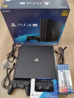 PS4 Pro 1TB CUH-7200B 本体 コントローラー×2 初期化済