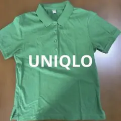 UNIQLO 半袖　ポロシャツ　グリーン