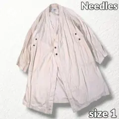 【Needles】ニードルズ ロングコート コットンリネン ラグラン 日本製 2のサムネイル