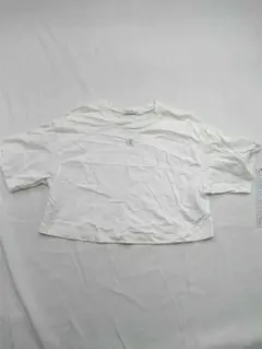 Calvin Klein Jeans クロップドTシャツ XS ホワイト系