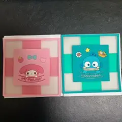 サンリオキャラクターズ クリアスクエア グミ&コースター ２点セット