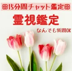 今だけ価格❁15分間占い放題チャット霊視鑑定❁　鑑定書発送