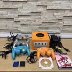 ゲームキューブ 本体＋コントローラー4個＋ソフト付 起動OK／読込不可