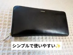 【正規品✨️russet】 ラウンドファスナー 長財布 ブラックのサムネイル