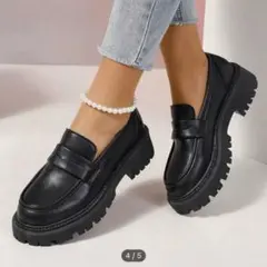 【美品】SHEIN 厚底ローファー 23cm