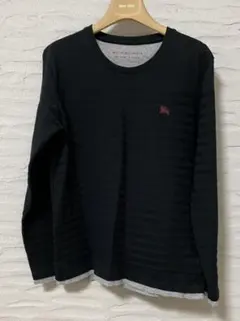 バーバリーブラックレーベル長袖Tシャツ　日本製
