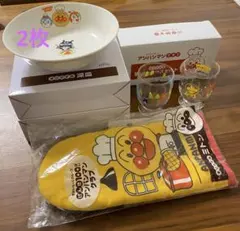 アンパンマン　食器、ミトン5点セット