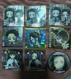 鬼滅の刃 シール まとめ 胡蝶しのぶ 胡蝶カナエ 栗花落カナヲ