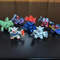 バンダイ SDガンダムフルカラーカスタムフィギュア セット 未開封 バンダイ SDガンダム フルカラーカスタム13 ムラサメ