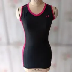 Under Armour ブラック/ピンク　ライン入り　 タンクトップ　М