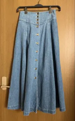デニムフレアスカート an another angelus