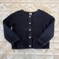 【PETIT BATEAU】チュビックネイビー カーディガン 110cm