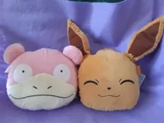 ポケットモンスター　肩掛けぬいぐるみバッグ　ヤドン　イーブイ