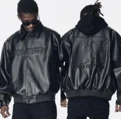 ANTIDOTE ボンバージャケット ブラック