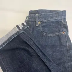 UNIQLOセルビッジレギュラーフィットストレートジーンズ 　濃紺　赤耳　W29