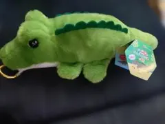 ふわふわワニ ダークグリーン