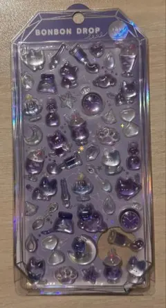 【正規品】ボンボンドロップシール　よるねこボンボン