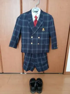 フォーマルスーツ ネイビー 110cm セットアップ 入学式　卒業式