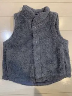 【美品】ユニクロ フリースリバーシブルベスト 90サイズ