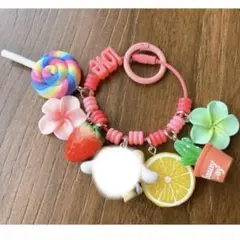 じゃらじゃらキーホルダー