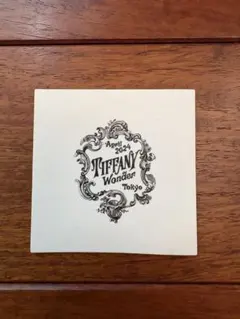 Tiffany Wonder 2024 ステッカー