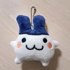 [匿名発送] 4.ぬいぐるみ　キーホルダー たまごっち　白