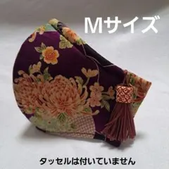 5層仕立てＭ　裏側3層ハニカムメッシュ　飛沫防止　花粉症　菊　洗えるマスク
