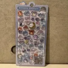 【新品未開封】韓国 ボンボンドロップシール 夜空 くま いぬ 3Dぷっくり