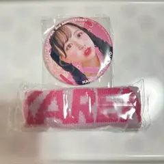 FRUITS ZIPPER 松本かれん　カプセルガチャ　リストバンド　缶バッジ