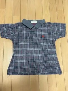 Burberry チェック柄ポロシャツ 半袖