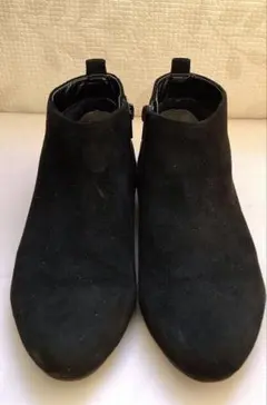GLOBAL WORK ブラックアンクルブーツ