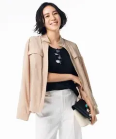 自由区　イタリア MANTECO ライトブルゾン　サイズ38