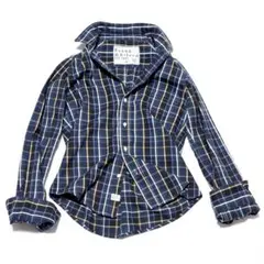 美品✨フランク&アイリーン ネルシャツ Aライン 羽織りBARRY チェック Ｌ