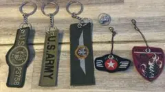 米軍　ミリタリー　キーホルダーセット