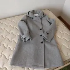 URBAN RESEARCH DOORS フード付きグレーコート