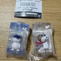 【新品】PEANUTS パッケージミニチュアコレクション 2点 まとめ売り