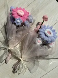 モールフラワーブーケ 韓国風 枯れない花　ガーベラ ミニ花束 ハンドメイド