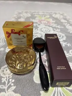 サイムダンプレミアムスーパーリフティングファンデ限定パクト　メイクブラシ付き