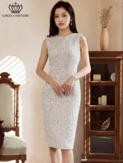 GINZA COUTURE ERUKEIノースリーブタイトドレス - メルカリ