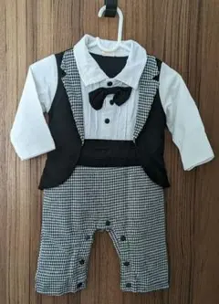 タキシードスタイル　カバーオール 70センチ