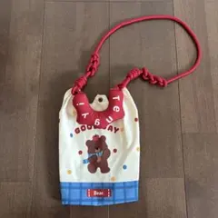 クマのイラスト ショルダーバッグ