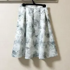 花柄 フレアスカート JUSGLITTY