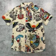 MANFINITY 総柄シャツ タトゥーシャツ アロハシャツ Sサイズのサムネイル