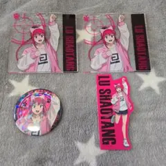 サカモトデイズ ナンジャタウン ルー コースター 缶バッジ ステッカー セット