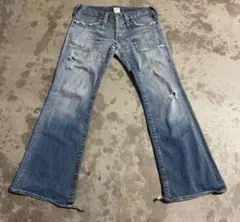 io着用 true religion 804 flare jeans