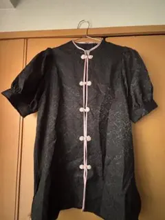 jouetie ボリュームスリーブチャイナシャツ