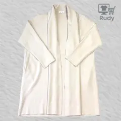 PLST ベージュロングカーディガン M