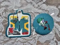 ヒロアカ 緑谷出久 刺繍缶バッジ