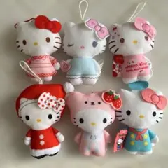 マクドナルド　キティ　ぬいぐるみ 6体セット　未使用品