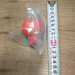 みかんかっぱ　ソフビ　ミニチュア フィギュア レッド カプセルトイ